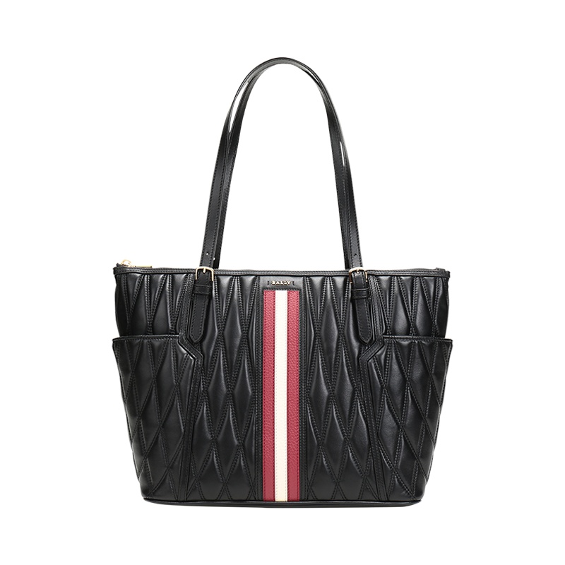 巴利 BALLY 女士 皮质绗缝手提单肩包DAMIRAH QT