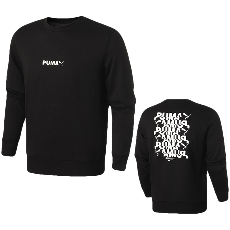 PUMA彪马男装运动服休闲圆领卫衣530019