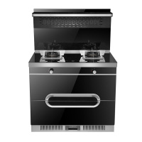 大臣(Dachen)顶部保温 集成灶JJZY-900A2 液化气 自动清洗 集成环保灶 烟灶消一体套餐 黑色