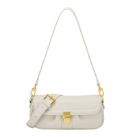 马克华菲爱心扣小方包真牛皮单肩包小香风菱格链条包斜挎包包