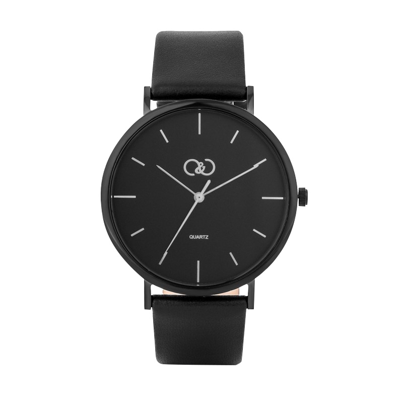 C&C意大利时装手表个性英伦系列简约休闲时尚商务男表CCD02BK-2