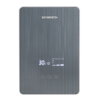 创维(Skyworth)即热式电热水器智能恒温变频速热免储水小型家用卫生间6000W热水器 D806灰色(提供安装)