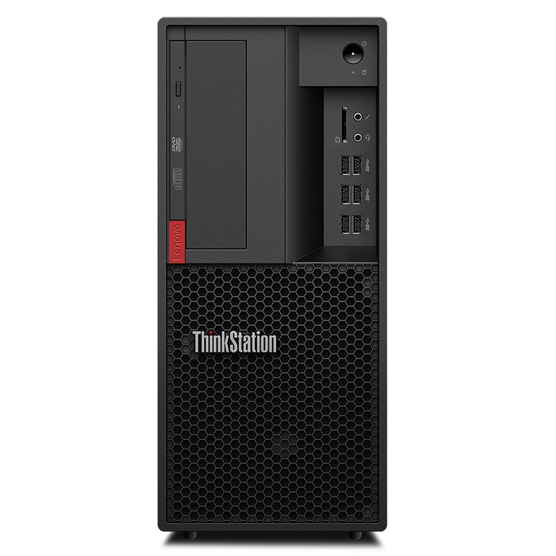 联想(ThinkStation)P328创意商用台式工作站(i5-9500 8GB 256G固态+1TB 1660Ti 6G独显 W10h)T27P 4K显示器27英寸