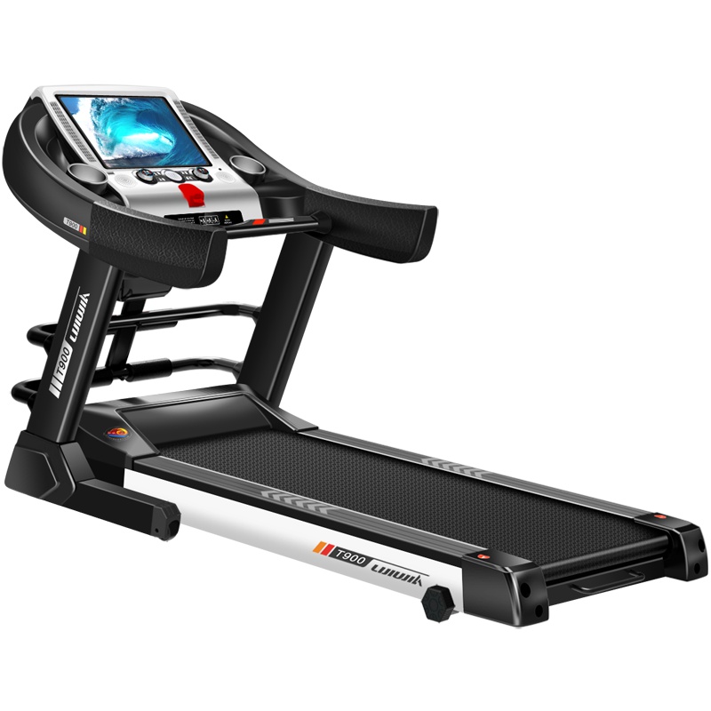 立久佳(LIJIUJIA)跑步机 家用折叠静音多功能健身运动器材10.1吋彩屏 T900