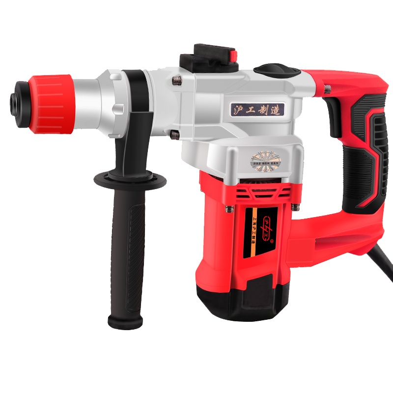 沪工电锤超大功率1400w电镐两用多功能冲击钻混凝土工业电钻. 沪工旗舰款出厂套