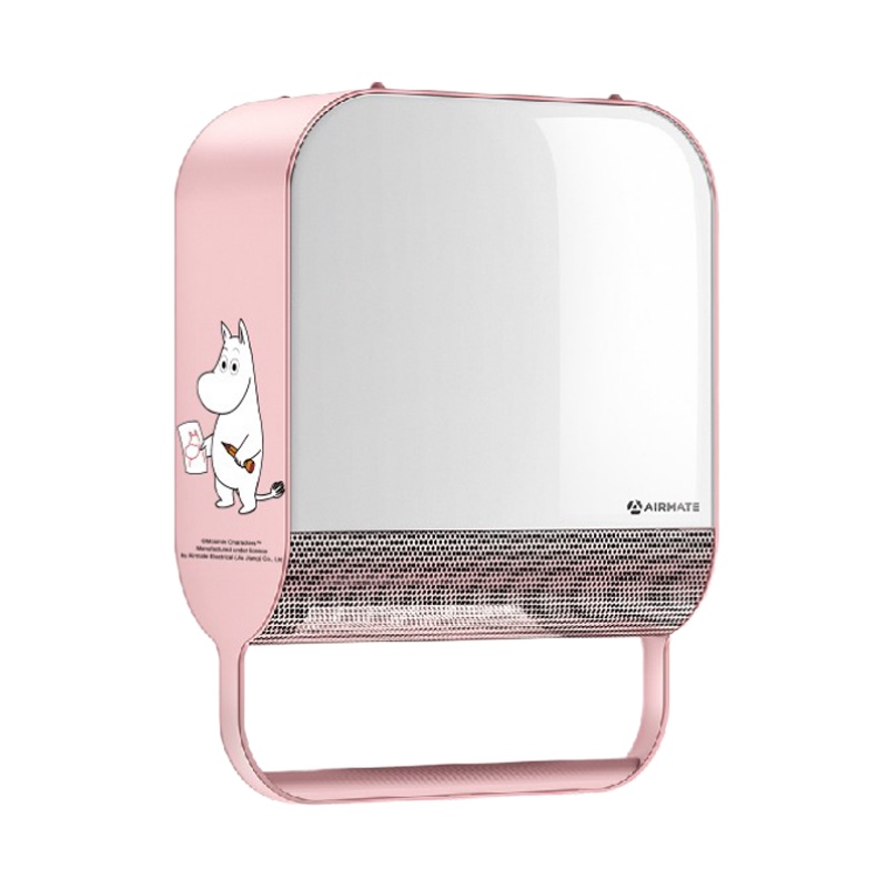 艾美特 (Airmate) 浴室壁挂式暖风机家用防水洗澡间取暖器节能速热小型电暖气 WP20-X11P-3 (粉色)