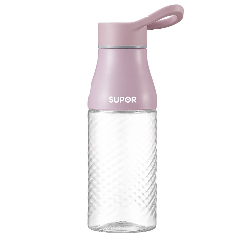 苏泊尔(SUPOR)BB杯Young系列KC55BN1 轻巧时尚随身携带学生创意运动小清新塑料水杯大小口径发货颜色随机