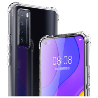 ESCASE 华为nova7手机壳保护套防摔全包气囊简约时尚有挂绳孔软壳女男外壳ES-iP9系列透白