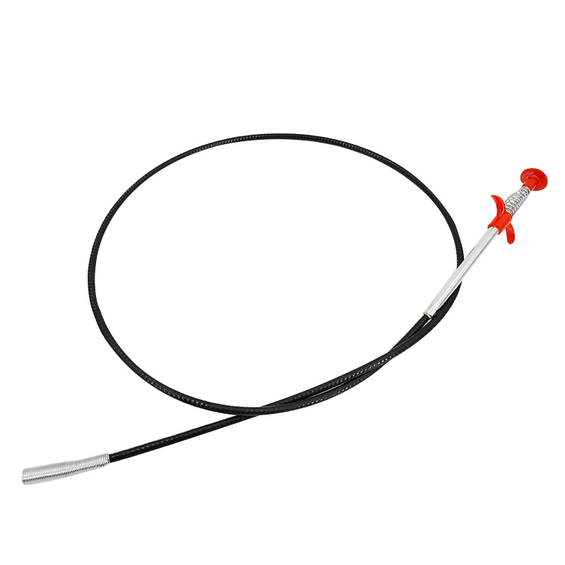 海斯迪克 HK-647 手捏可弯曲可压式管道疏通器 下水道垃圾夹 下水道取物器 拾取器 160cm