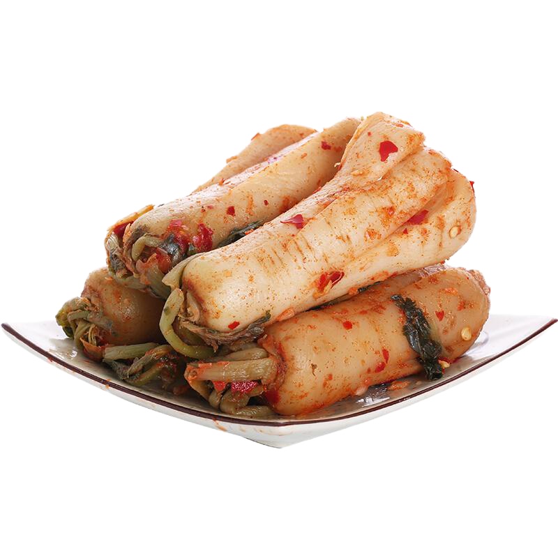 韩式青年萝卜韩国泡菜新鲜萝卜咸菜下饭菜延边朝鲜族韩味小萝卜脆450g