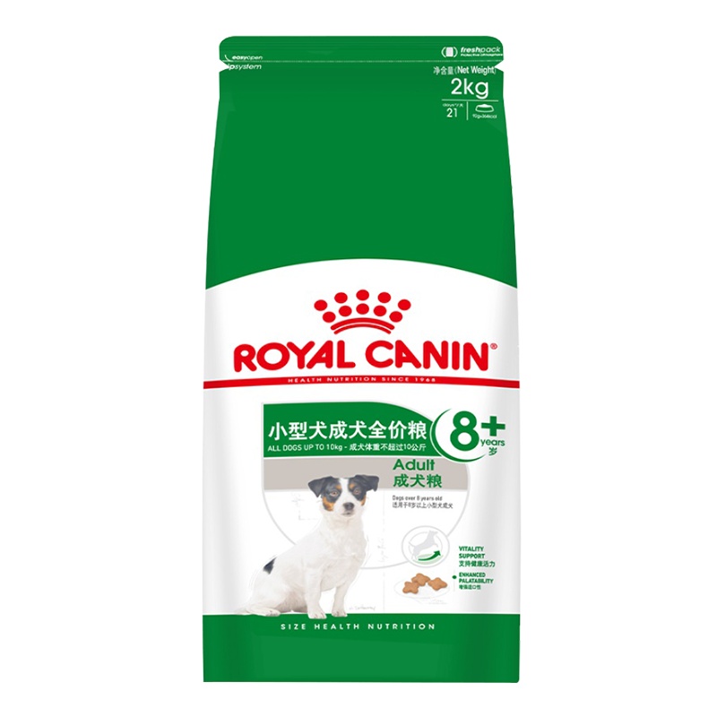 皇家(royal canin) 狗粮 小型犬 成犬狗粮 老年犬 SPR27-8岁以上 2kg