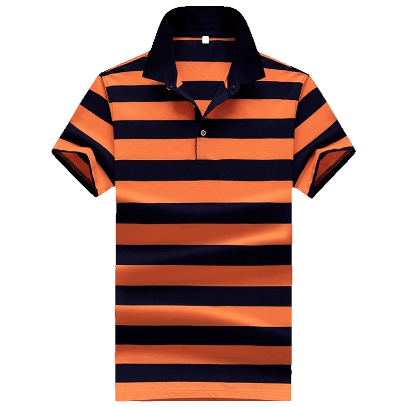 [直营]木林森(MULINSEN)男装短袖polo衫男夏季半袖男装上衣条纹商务休闲翻领户外休闲衣