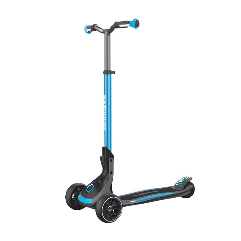 高乐宝儿童滑板车折叠赛车款5岁-成人单脚滑滑车青少年溜溜车