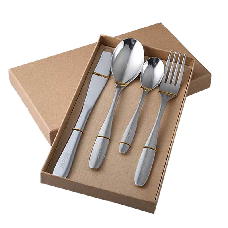 博堡 菲尔特西餐具四件套BDY-FC656B(牛排刀+主餐叉+主餐勺+甜品勺)