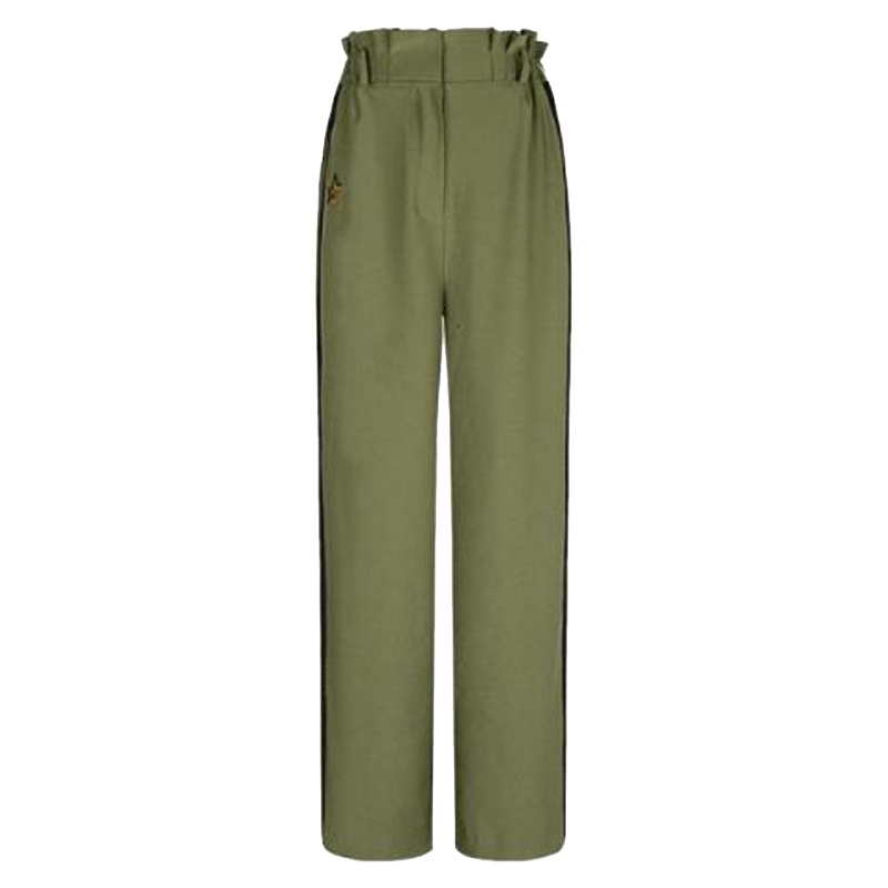 拉夏贝尔韩版ulzzang百搭裤子原宿直筒宽松高腰阔腿裤2T000142