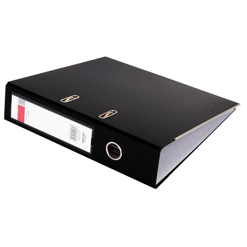 [精选]得力(deli)5481 A4/3英寸PVC快劳夹 A4 黑色 单只装 黑色