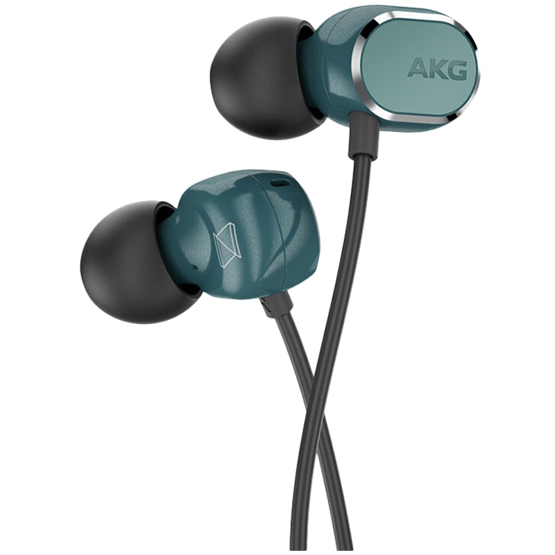 [娜扎同款]爱科技(AKG)N25双动圈入耳式 高解析通用线控带麦音乐HIFI手机耳机 有线耳机 橄榄绿色