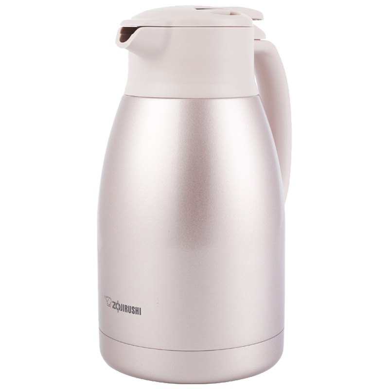 日本象印(ZO JIRUSHI)保温瓶HA15C 304不锈钢家用咖啡壶暖水瓶热水瓶 香槟色-PF