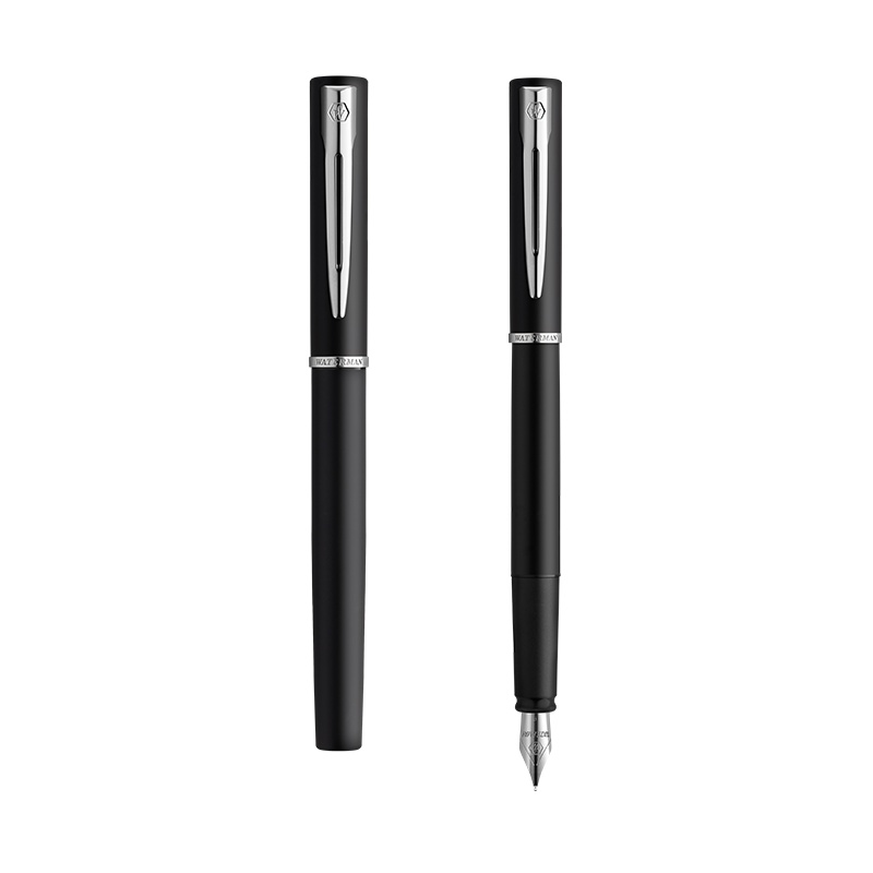 威迪文(WATERMAN)雅律系列 磨砂黑钢笔/墨水笔