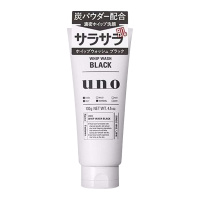 SHISEIDO 资生堂UNO男士黑炭控油型洗面奶洁面乳 黑色 130g/支