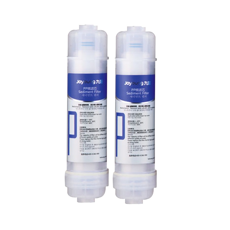 九阳（Joyoung）1365WU净水器家用 超滤直饮净水机 型无桶饮水机自来水过滤器 二级前置活性炭滤芯1支装