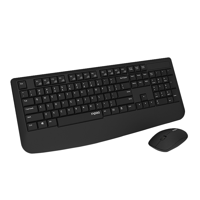 雷柏1800P5(Rapoo)无线键盘鼠标套装键鼠套装办公游戏电脑笔记本(黑色)