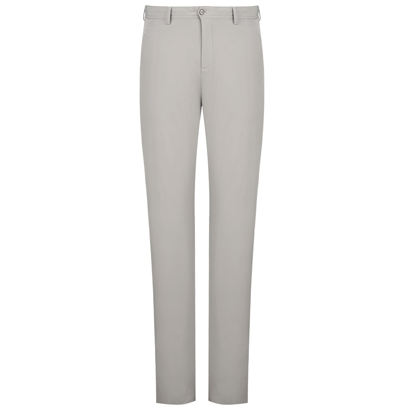 依文卡其色工装裤刺绣男裤丝滑面料休闲裤男夏季薄款EB590473