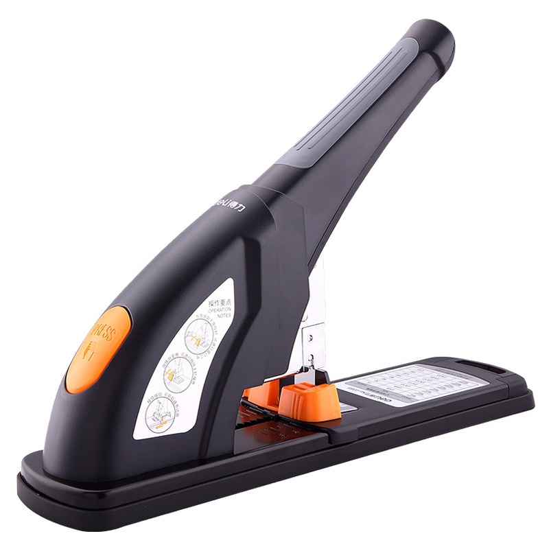 得力(deli)0385 210页重型厚层订书机 适用书钉23/6~23/23订书器 办公订书机钉书机装订机 装订用品