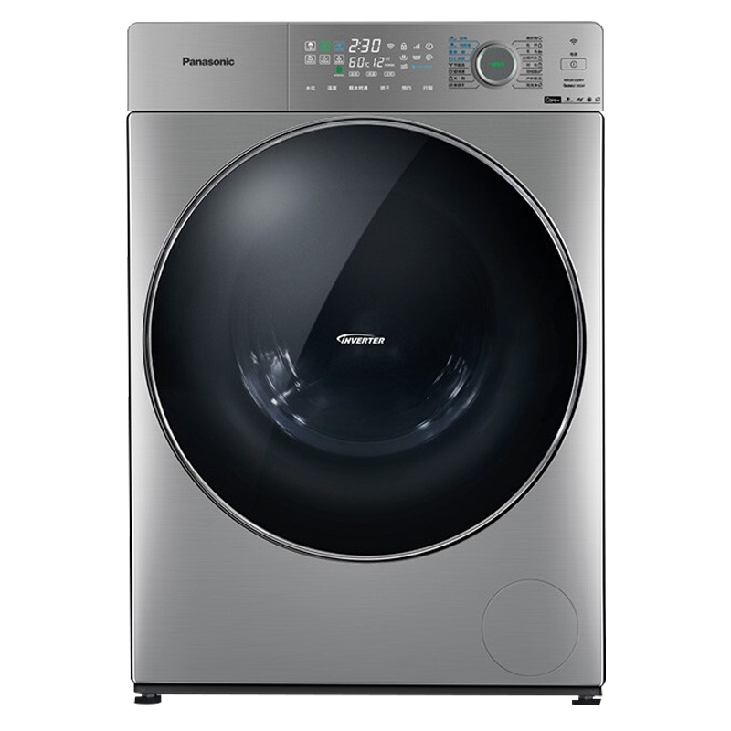 松下10公斤变频滚筒洗烘一体杀菌除螨XQG100-SD139