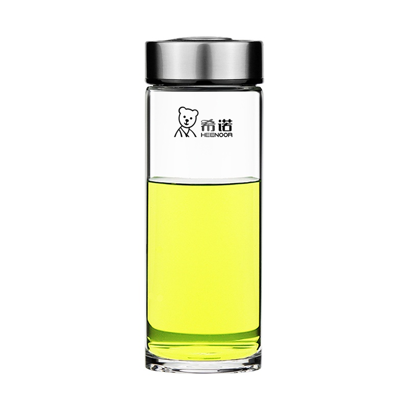 希诺 XN-6015 单层玻璃杯 280ml 加厚男女士商务办公泡茶杯 (单位:个)