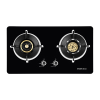 创尔特(chant)GN1 燃气灶具 5.0KW高效直喷火 喷火灶 一级能效家用双眼灶 嵌入式 天然气