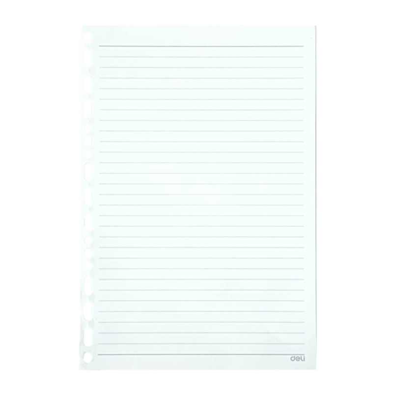 得力 16K90张活页本册替芯 9孔26孔记事本笔记本子内页 7937