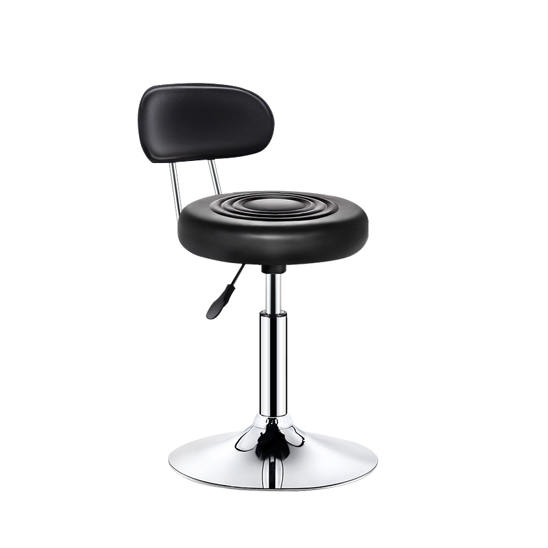 星岛吧台椅现代简约酒吧椅子美容凳转椅旋转升降靠背家用高脚凳圆凳子