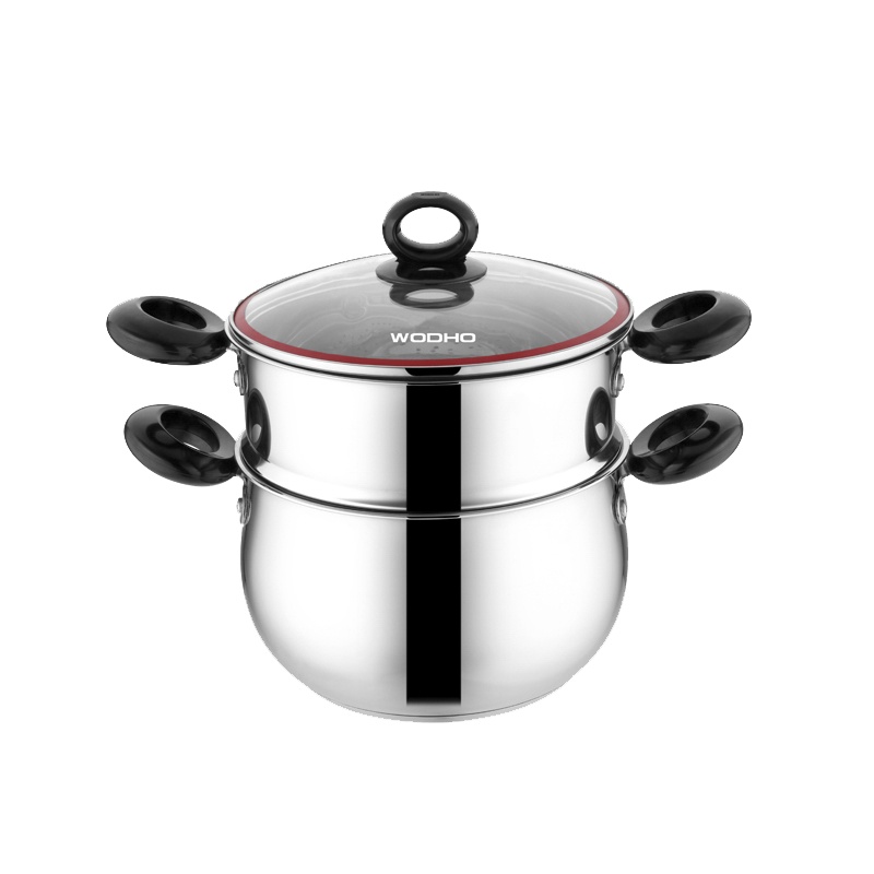 万德霍(WODHO) 八面圆通双层蒸锅