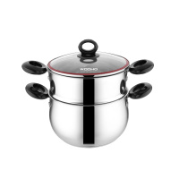 万德霍(WODHO) 八面圆通双层蒸锅