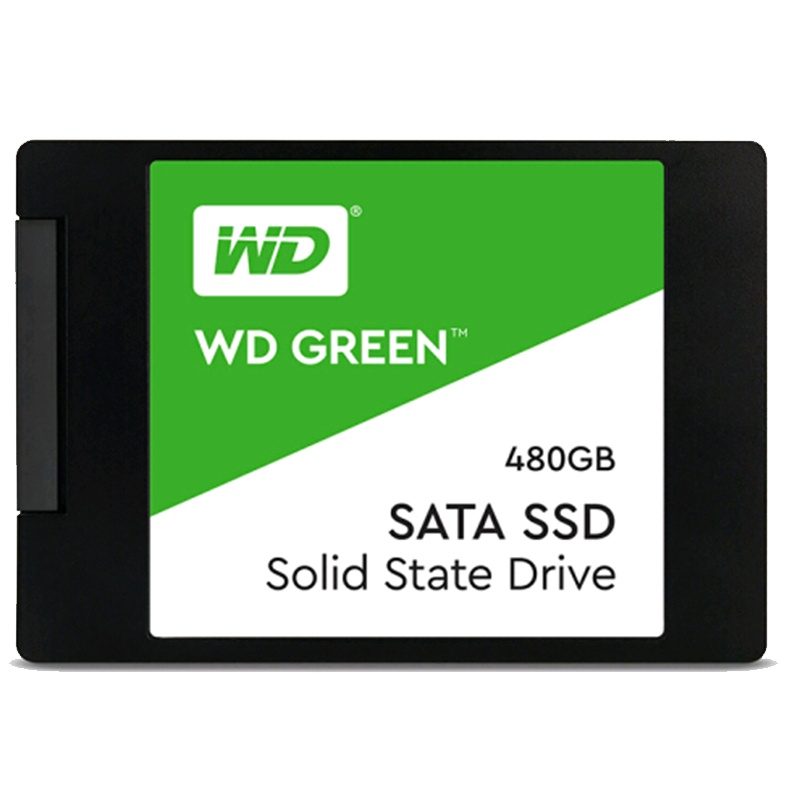 西部数据(WD)480GB SSD固态硬盘 SATA3.0接口 Green系列-SSD日常家用普及版|三年质保
