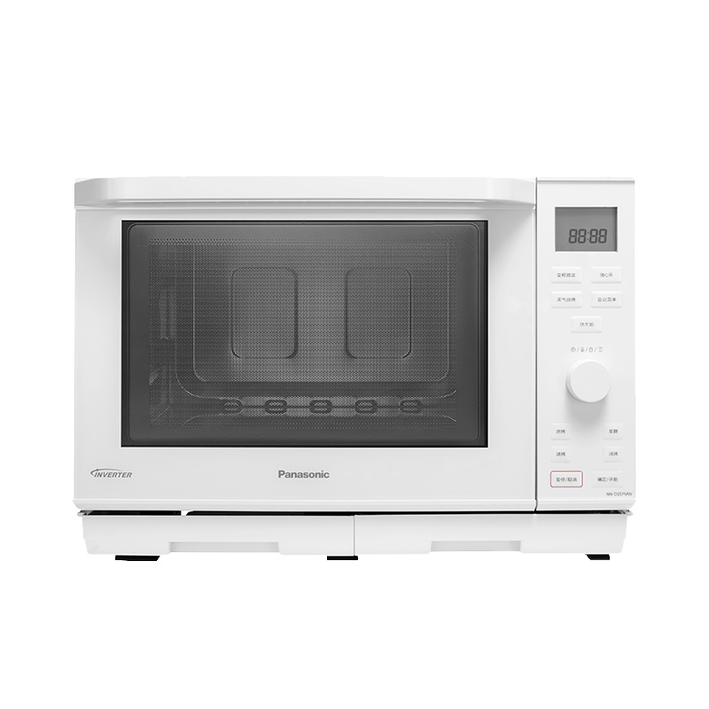 松下(Panasonic)微波炉烤箱蒸箱家用微蒸烤一体机27L智能变频水波炉三合一蜂神NN-DS57M