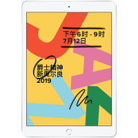 Apple苹果 2019款 iPad 第7代 10.2寸 128G 4G插卡+WIFI版 平板电脑 银色