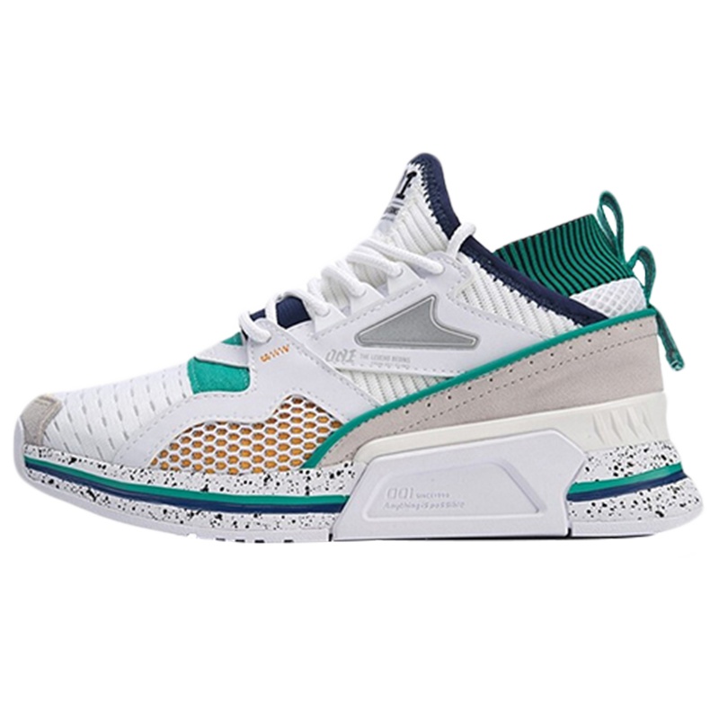 李宁女鞋启程001 T1000休闲小白跑步运动鞋