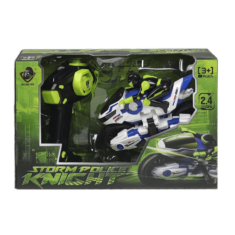 过凡(GUOFAN)儿童玩具男孩充电无线遥控摩托车漂移仿真模型越野车电动赛车儿童生日礼物SY012