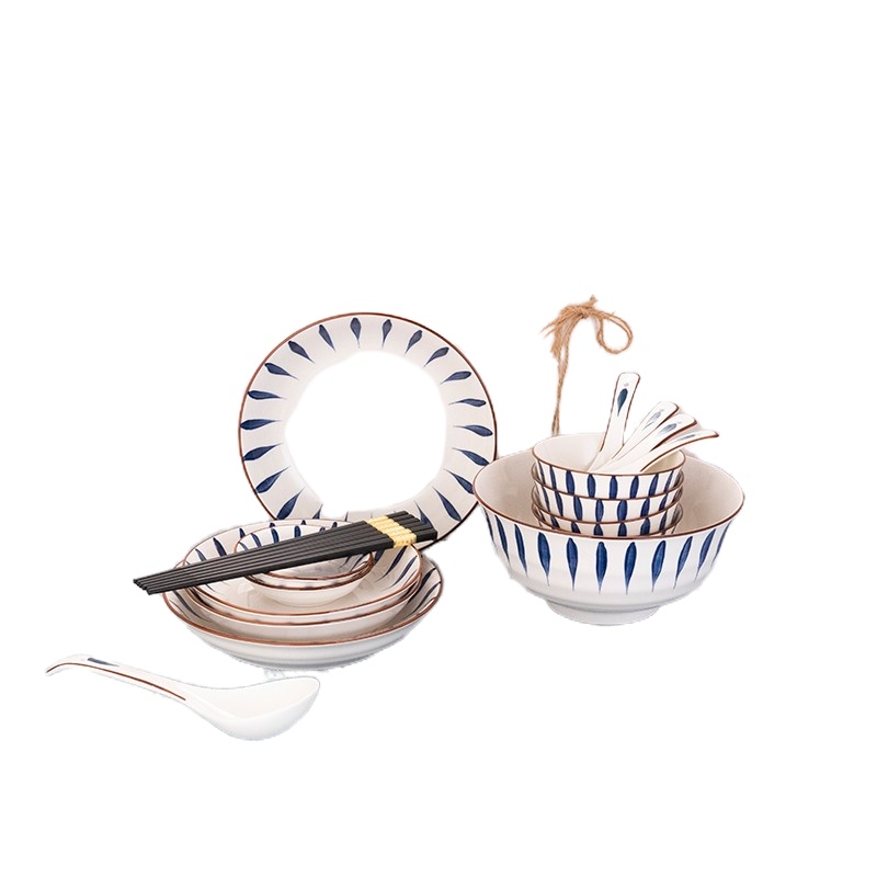 Debo德铂 凯特琳餐具套装套装碗碟勺筷组合套装DEP-764 单套装