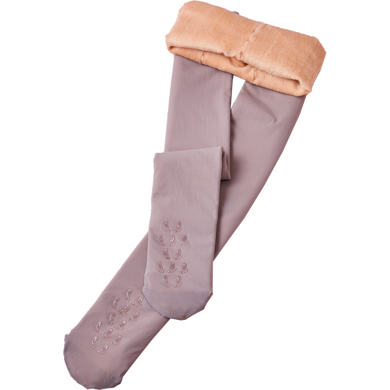 ENK 秋冬新款光腿袜加绒薄款连裤袜中厚肉色女士打底裤袜保暖裤女