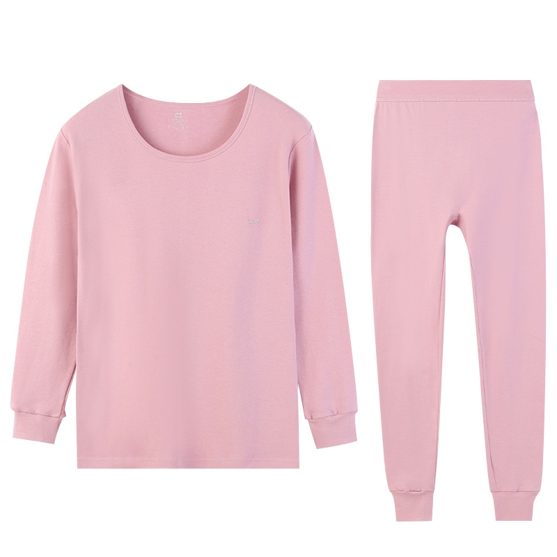 猫人保暖内衣套装秋衣裤男女士纯棉毛衫青少年秋裤全棉春秋季薄款