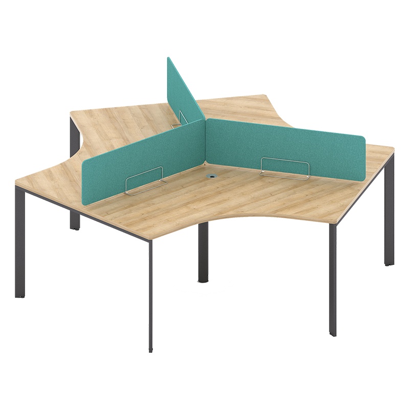 质凡现代简约组合办公家具电脑桌屏风工作位