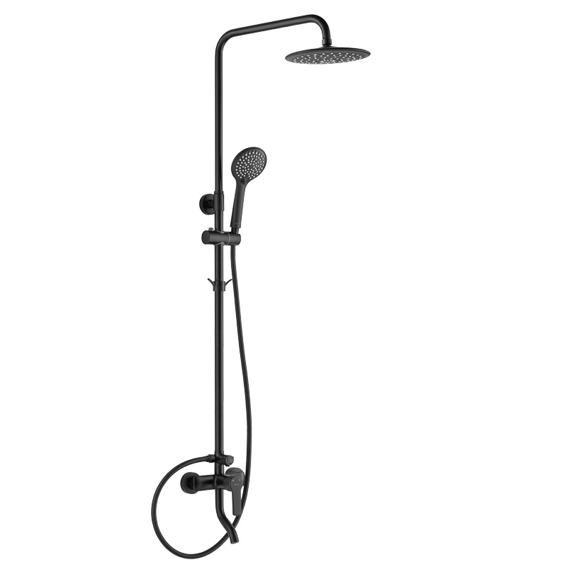 惠达卫浴沐浴花洒套装家用淋雨喷头浴室洗澡暗装卫生间 黑色花洒5011