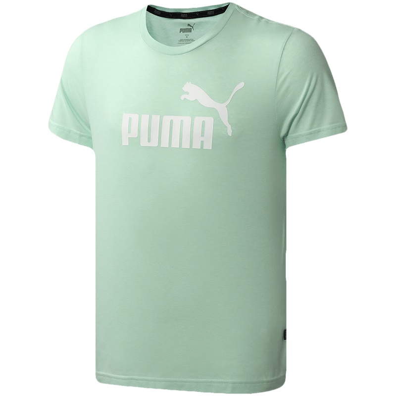 PUMA彪马男装经典logo款运动服休闲跑步短袖T恤853756