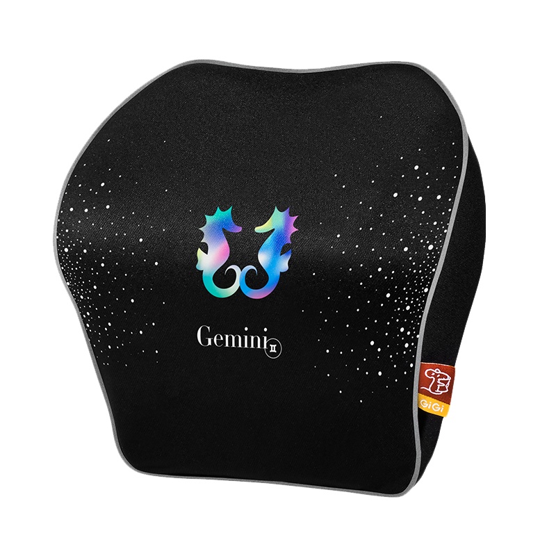 GiGi汽车头枕护颈枕 竹炭记忆棉车用靠枕 高低可调节升级版GC-61双子座