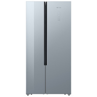 西门子(SIEMENS)BCD-530W(KX52NS43TI)530升超薄对开门冰箱 玻璃门 风冷 变频(晨雾灰)
