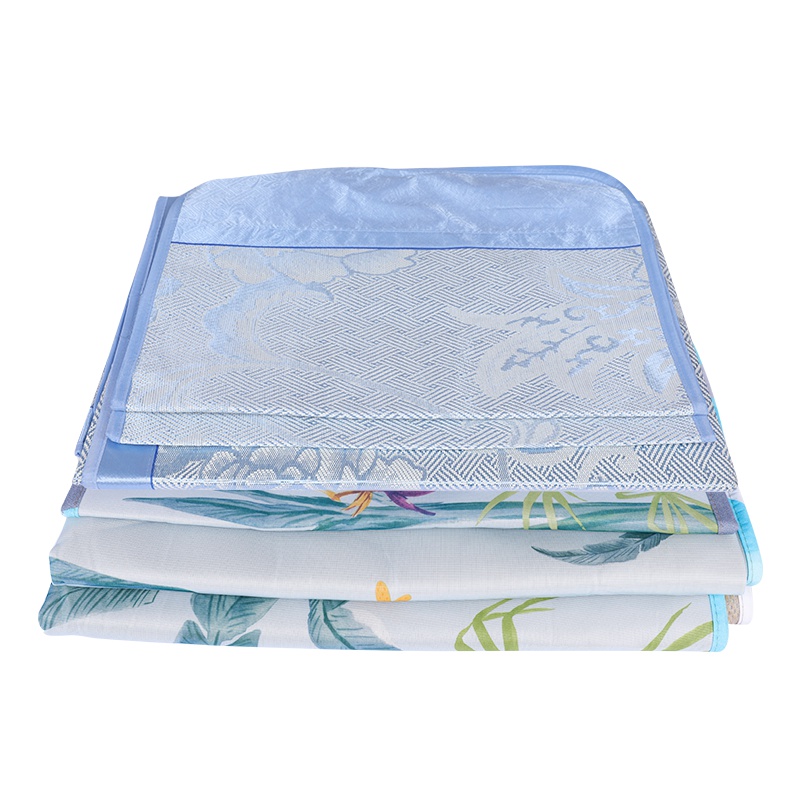 [清仓价]席饰家 冰丝凉席 二件套三件套 1.5米/1.8米可折叠单双人提花/印花图案空调席