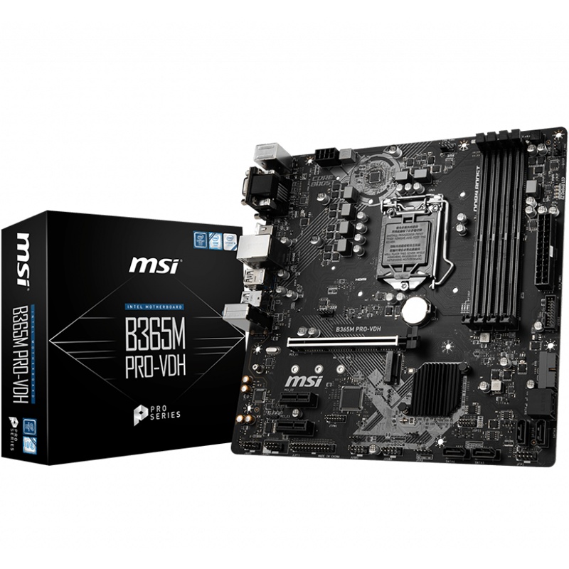 微星MSI B365M PRO-VDH+i7 9700主板CPU套装